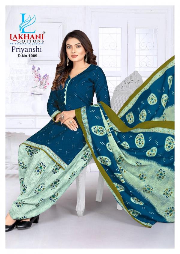 Lakhani Priyanshi Cotton Patiyala Dress Material